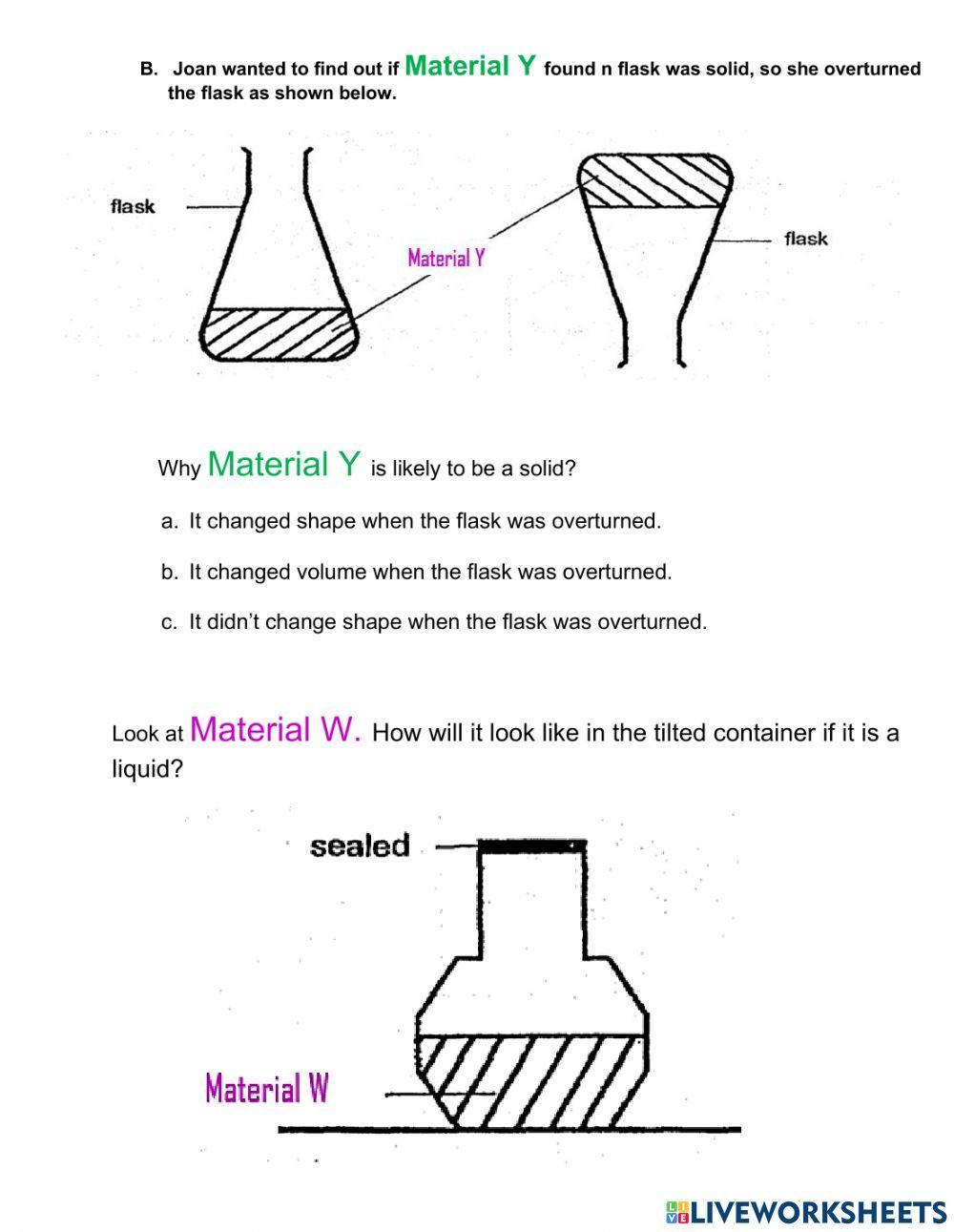Solids, Liquids and Gases