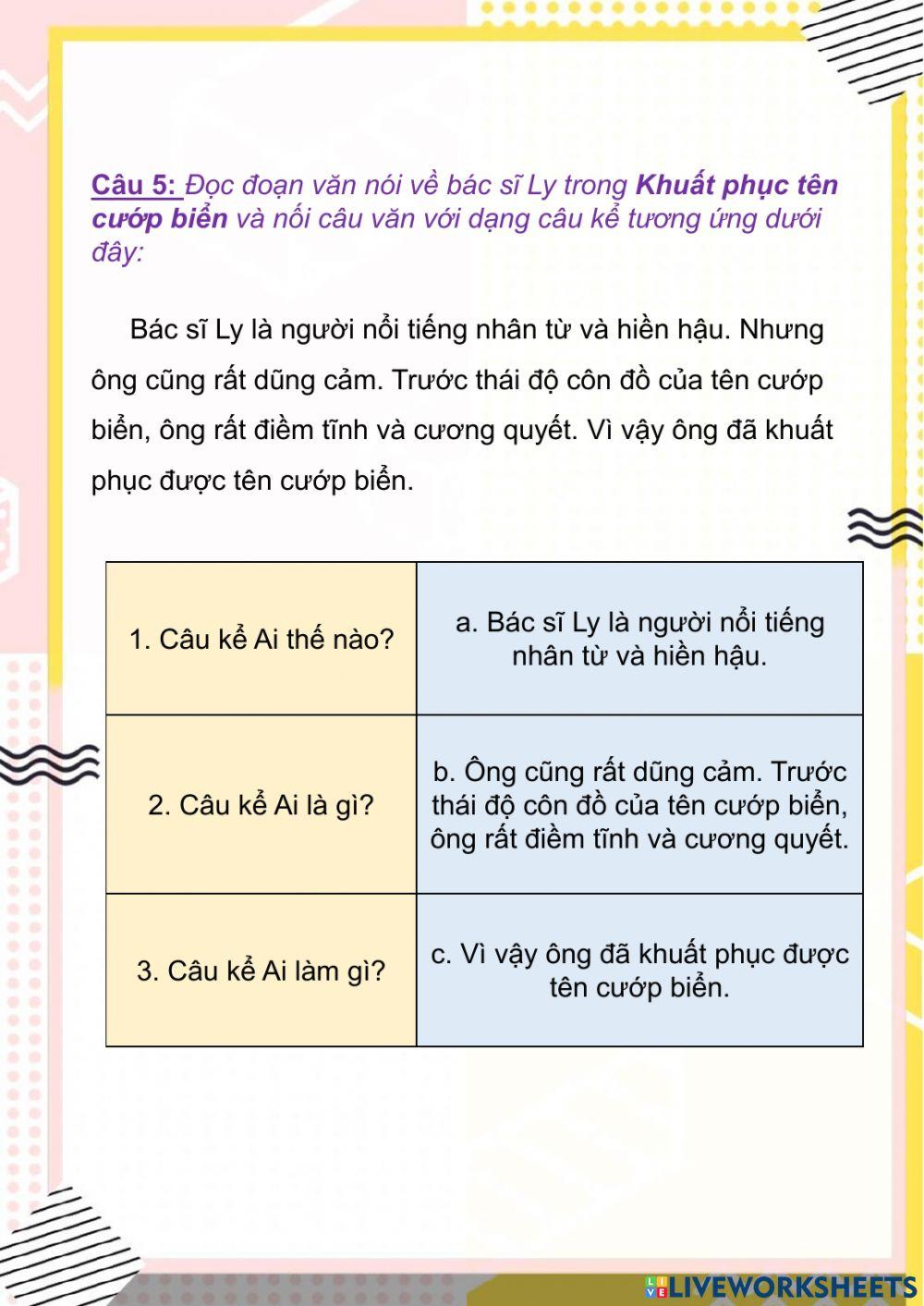 Phiếu bài tập Tiếng Việt 4 Tuần 28