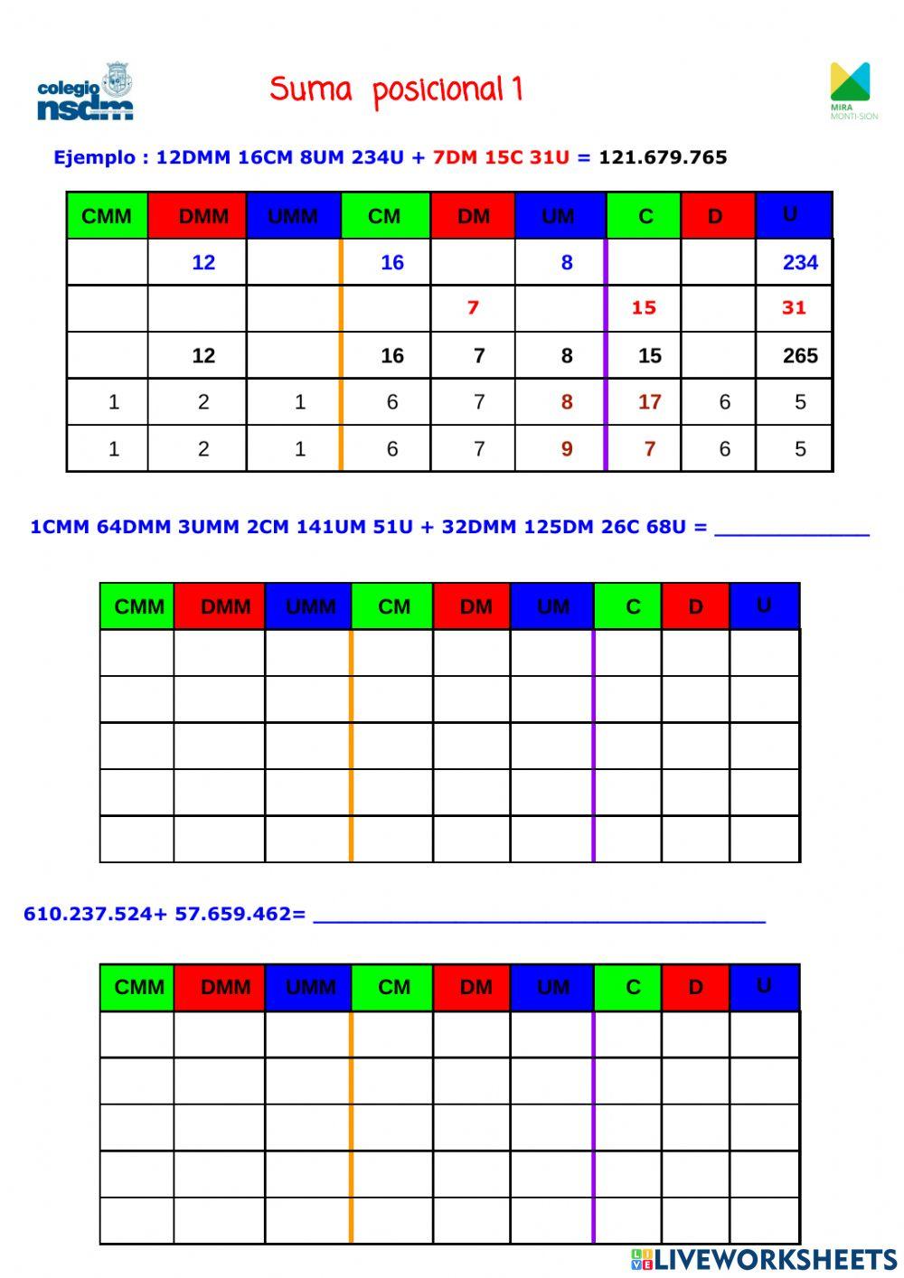 suma abn (posicional)