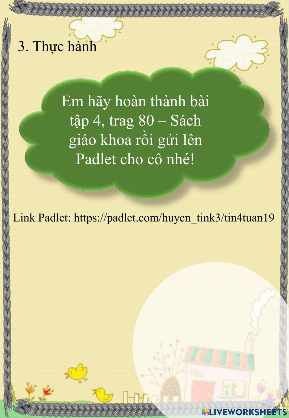 Tin học lớp 4 tuần 19