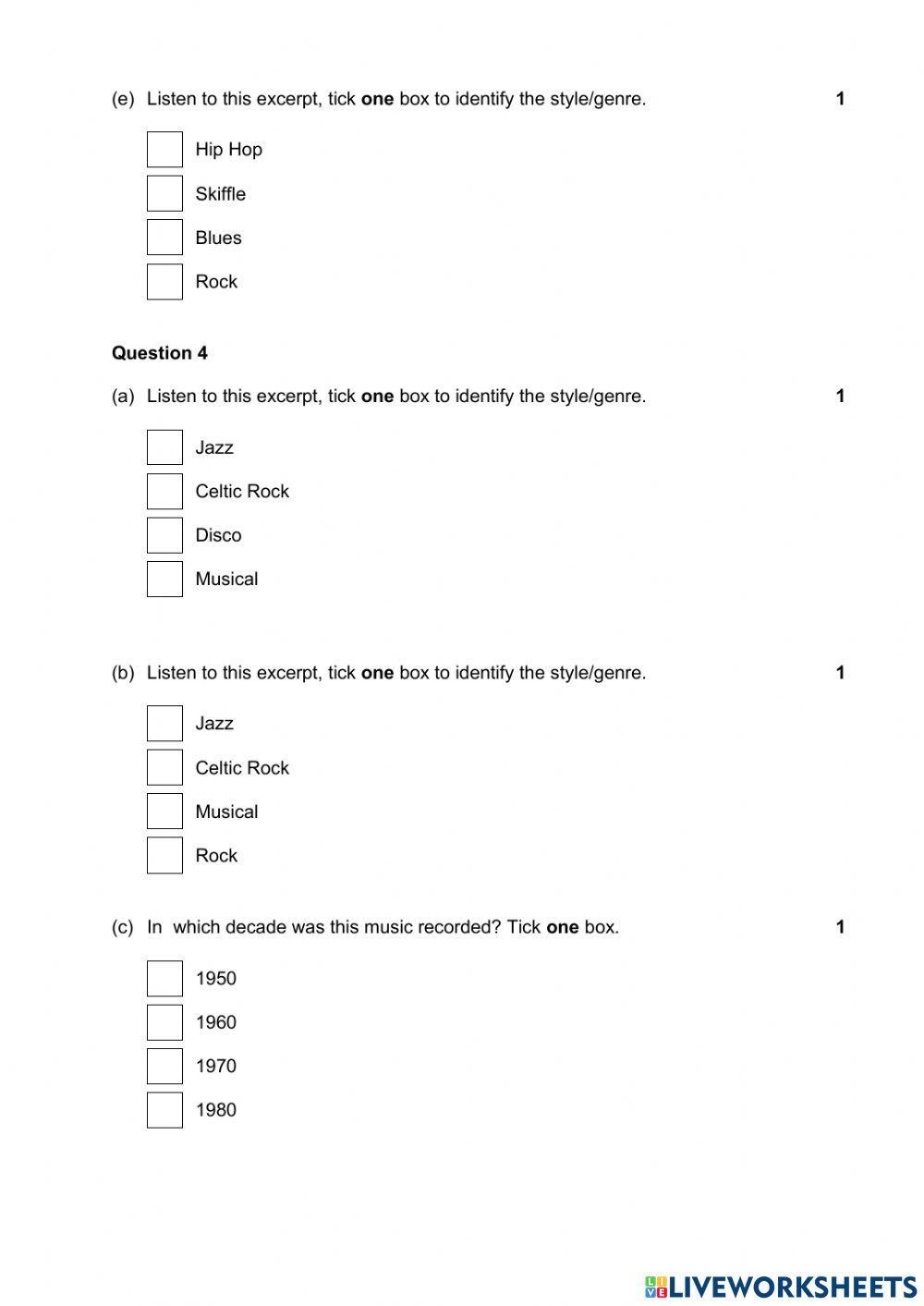 Nat 5 Tech Styles and Genres Unit