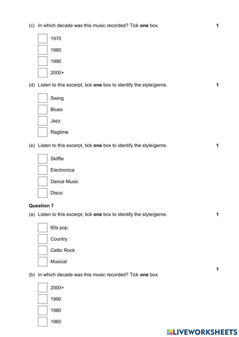 Nat 5 Tech Styles and Genres Unit