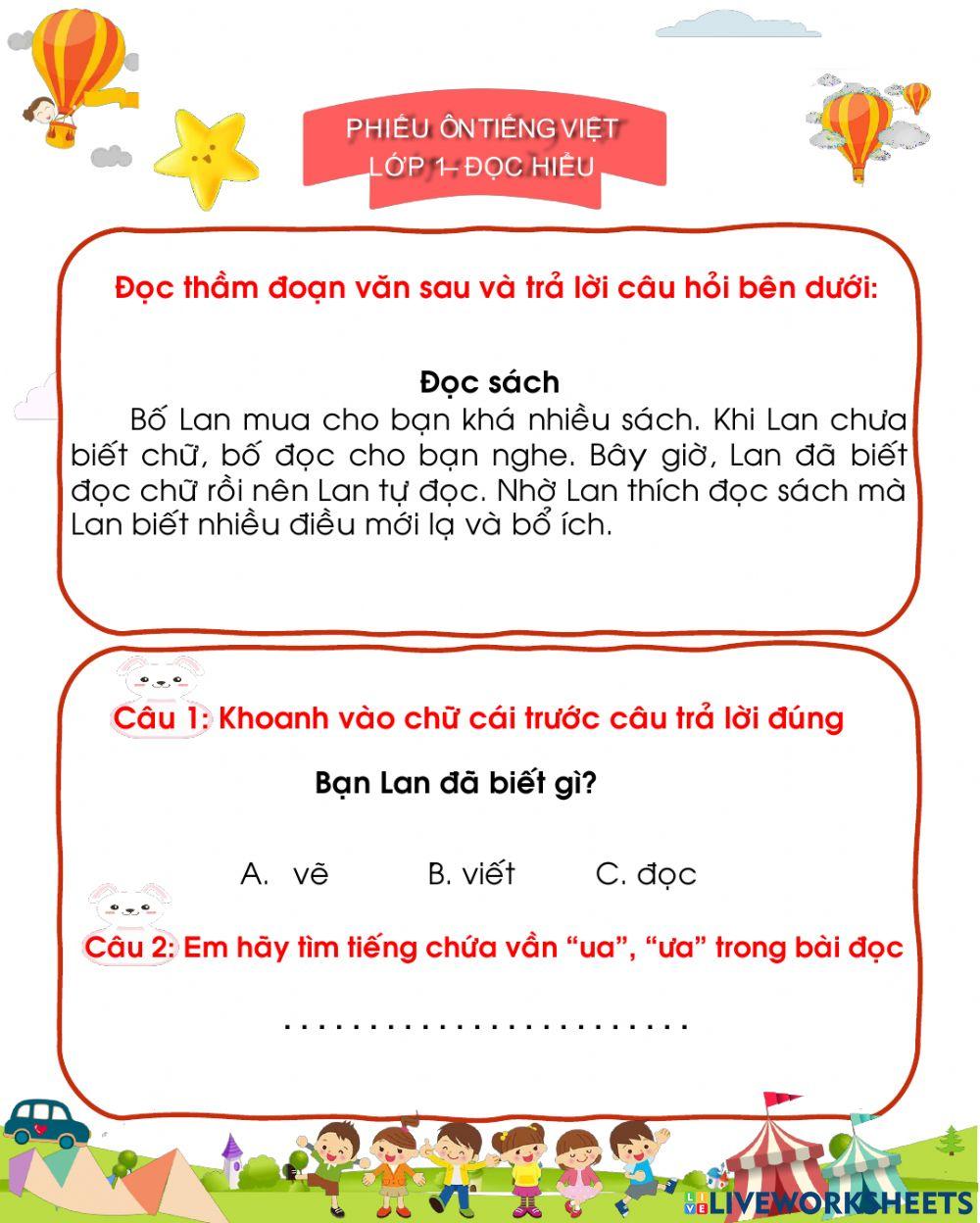 Ôn Tiếng Việt Đọc hiểu