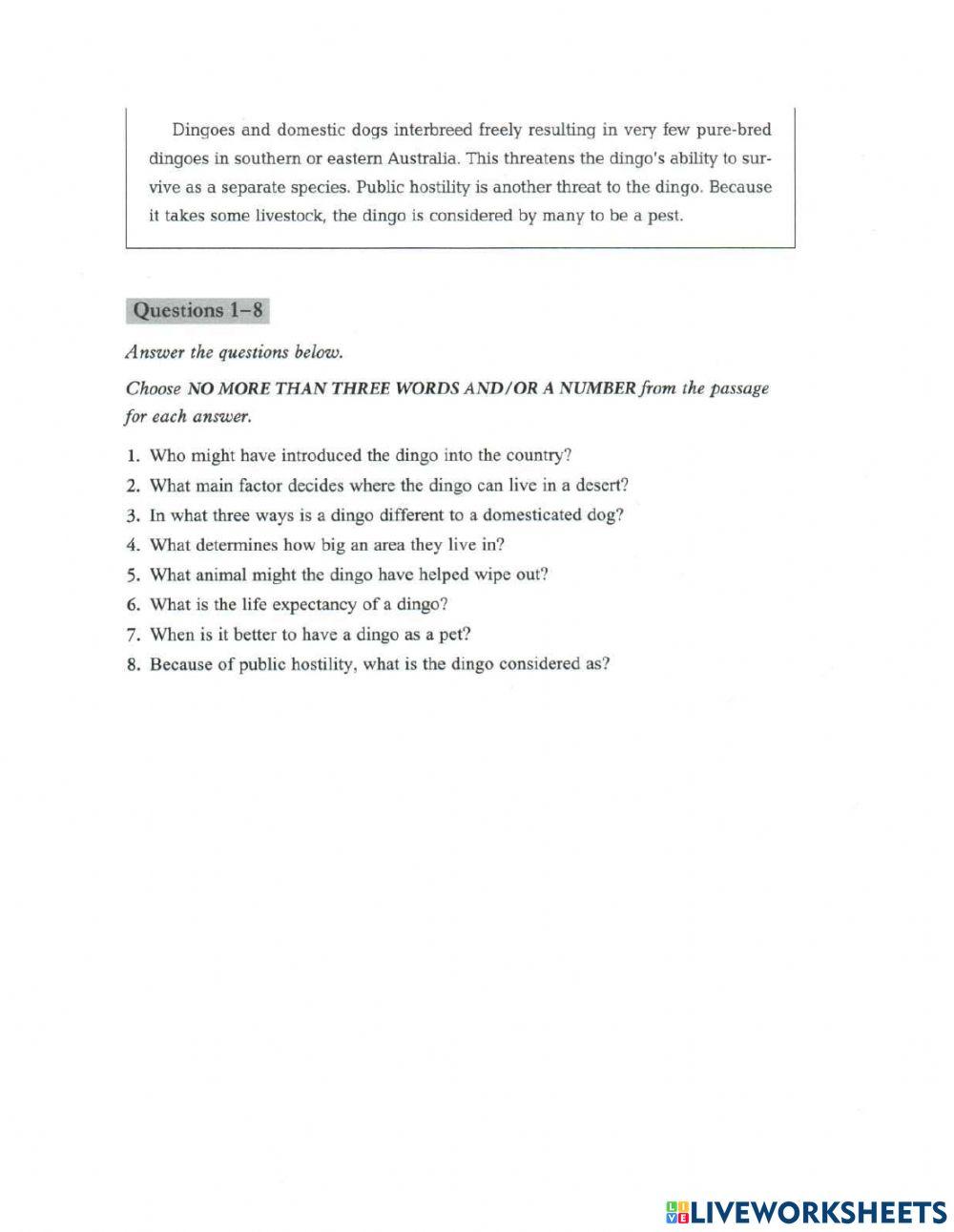 Pre reading extra 17