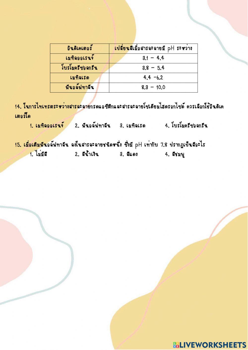 เคมี ม.5