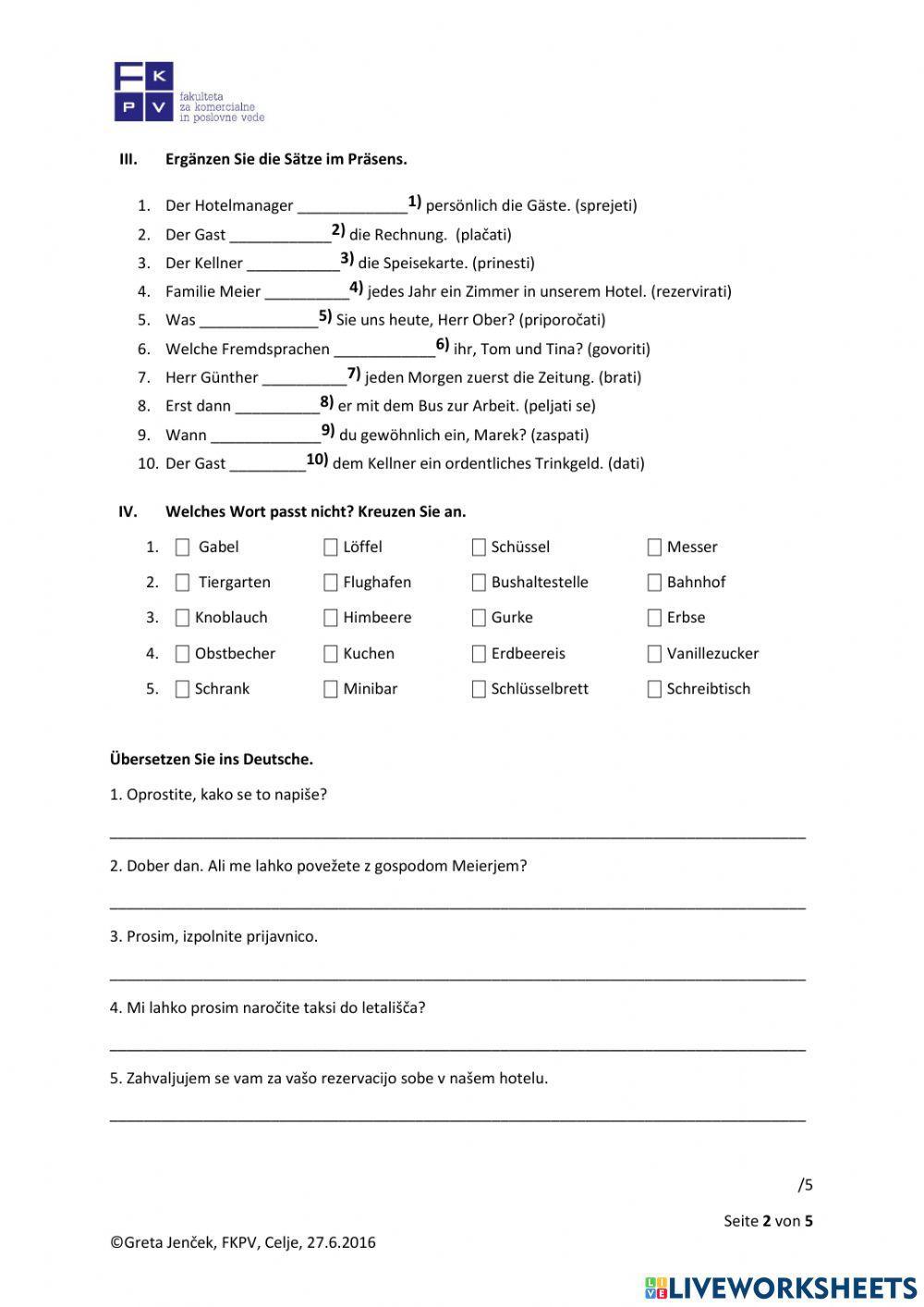 FKPV DTJ1 - Vorbereitung auf die Prüfung