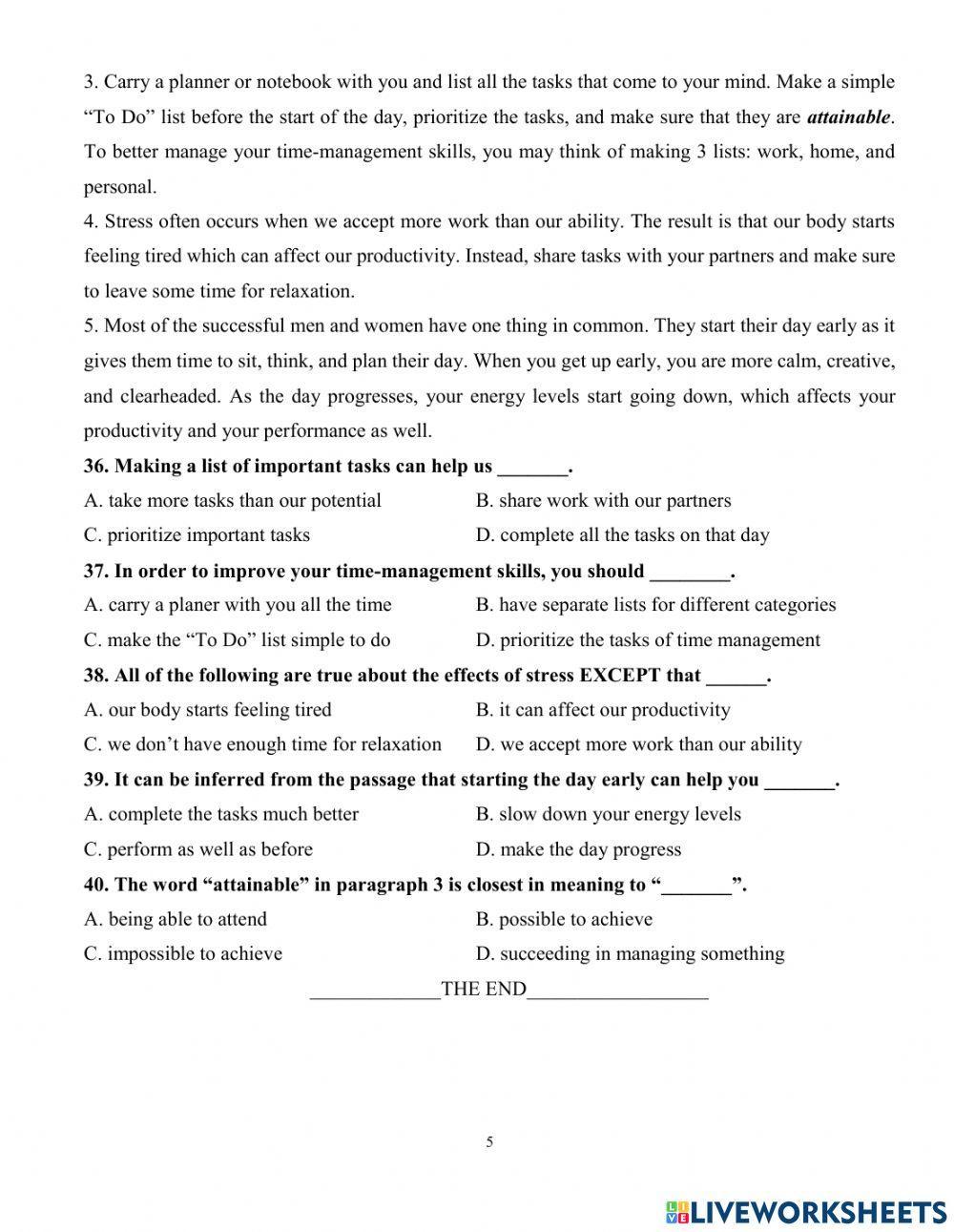 English file elementary 3rd edition-revision for the first term test