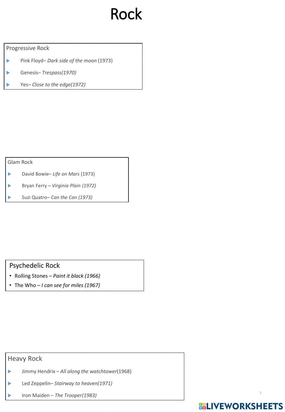 Nat 5 Music Tech Styles 1