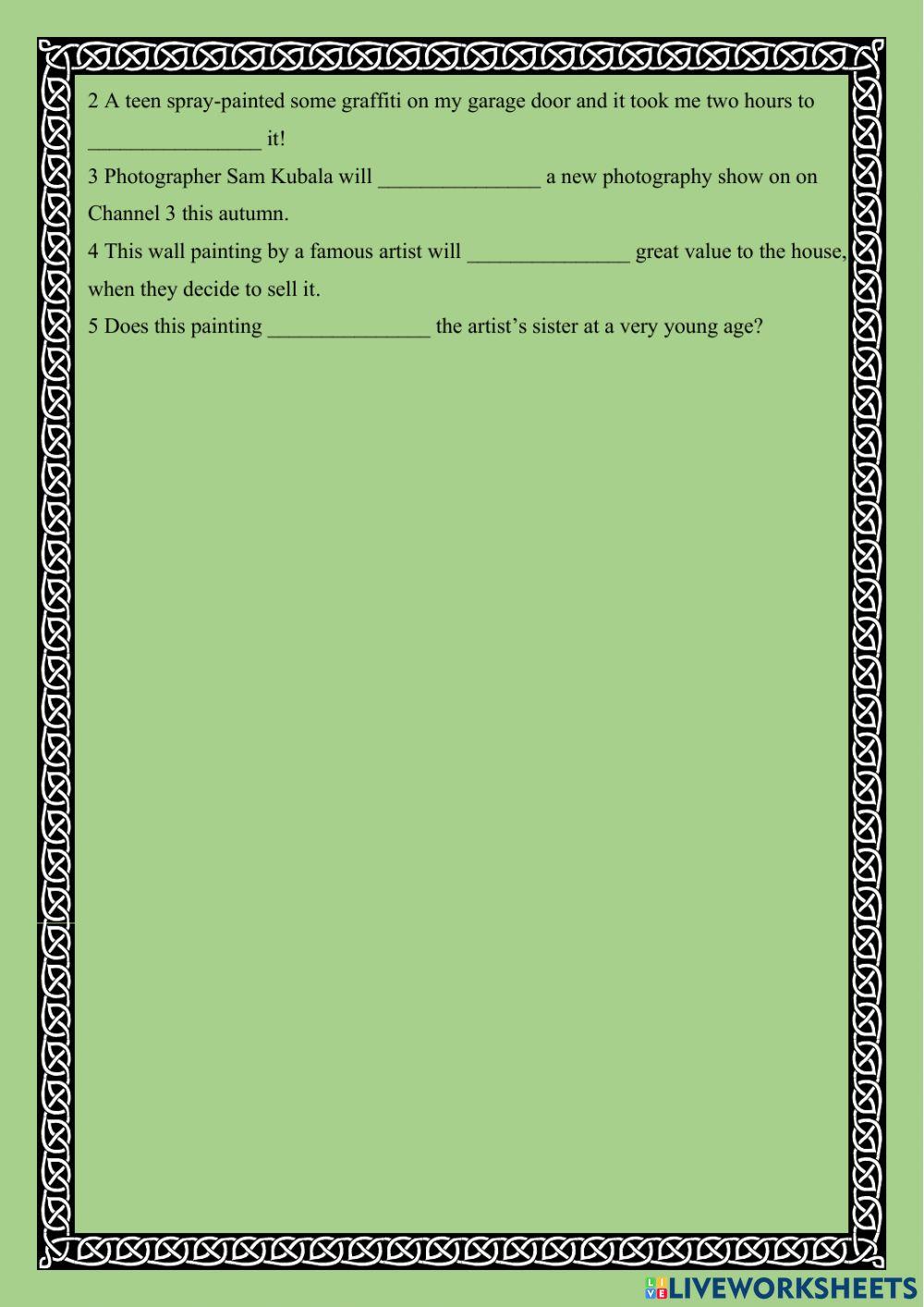 Spotlight 9. Module 5A. Art and Literature