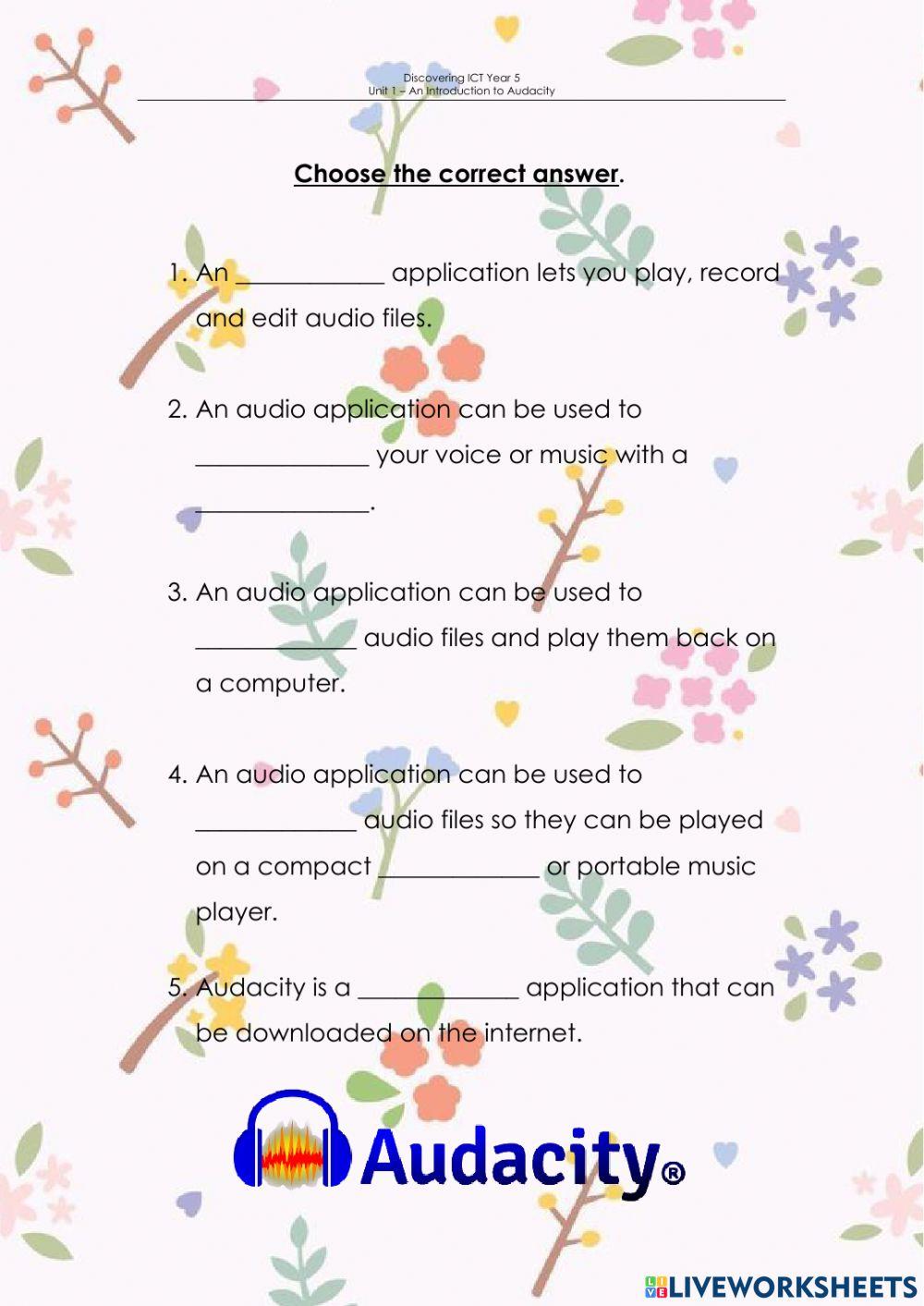 An Introduction to Audacity