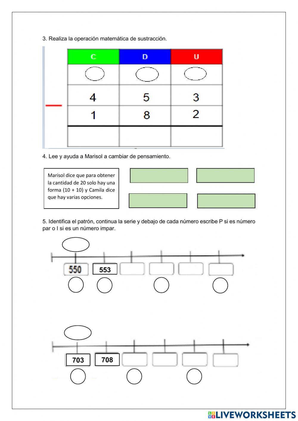 Examen de Matemática