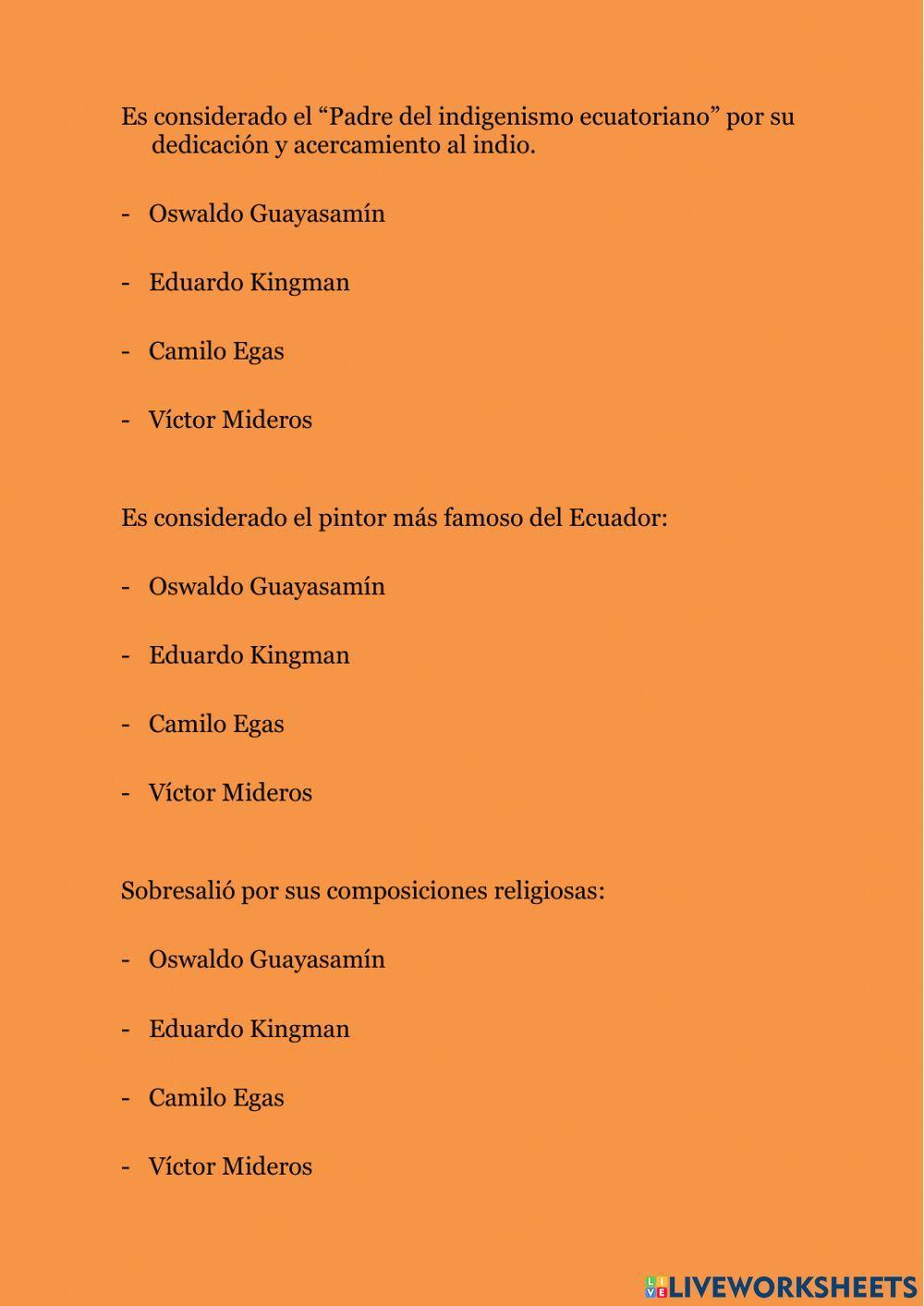 Arte y cultura del Ecuador primera mitad del siglo xx