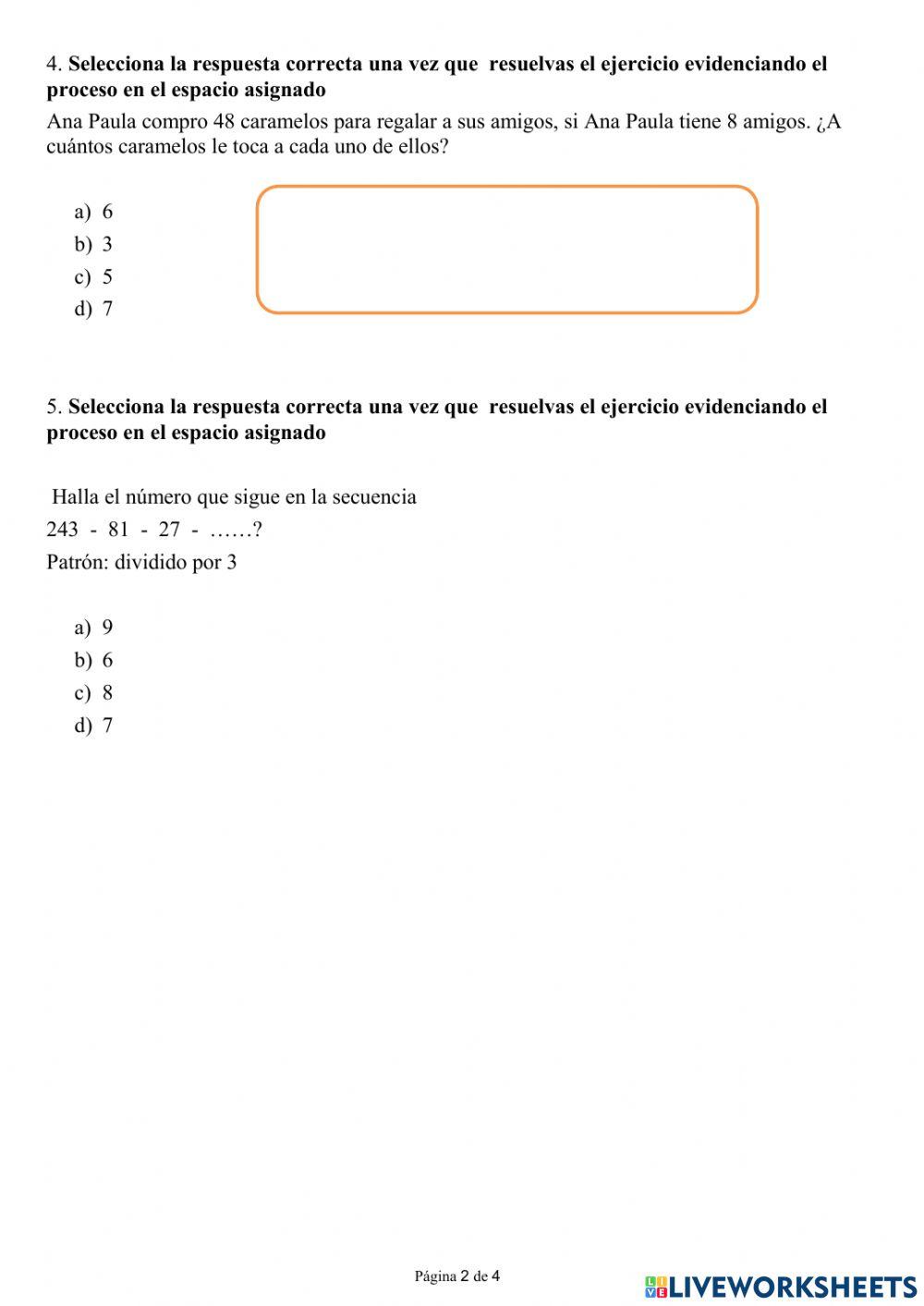 Matemáticas  10.01.2020