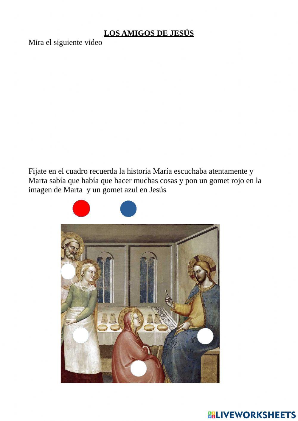 Marta y María las amigas de Jesús