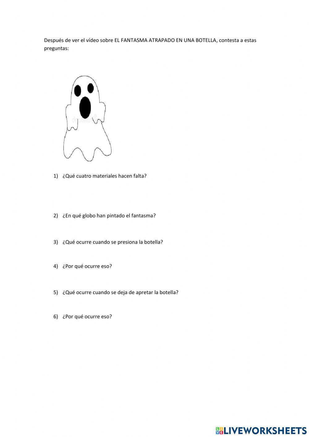 El fantasma atrapado en una botella