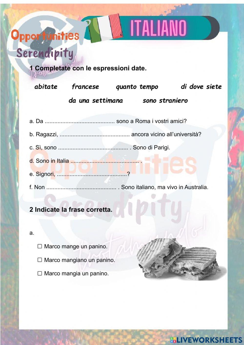Progetto Italiano tarea 5