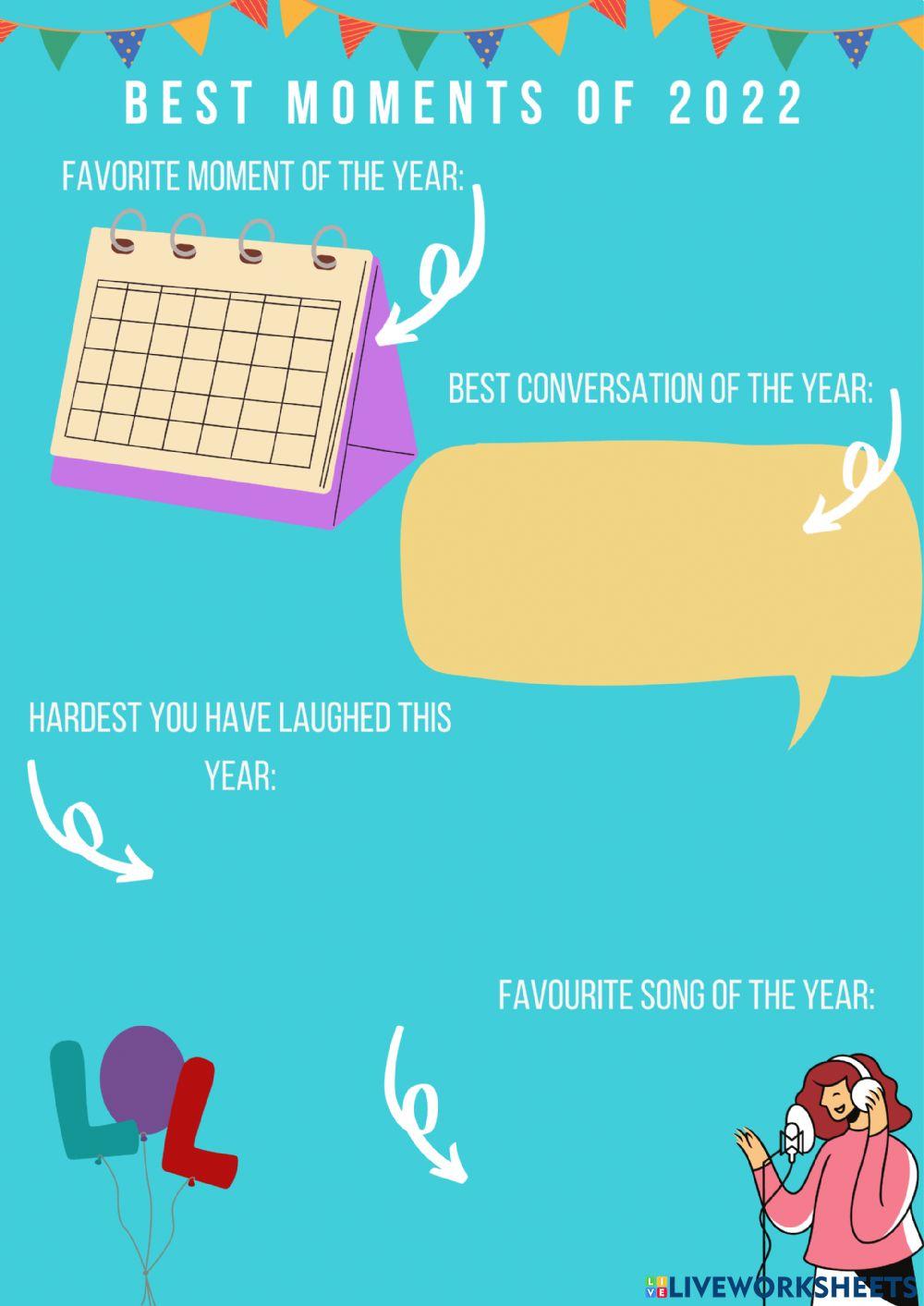 New Years resolutions