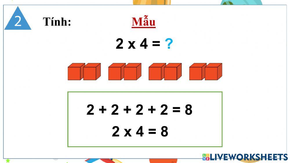 Phép nhân (tiết 1)