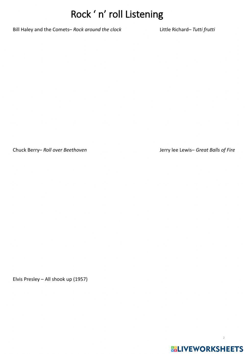 Nat 5 Music Tech Styles 2