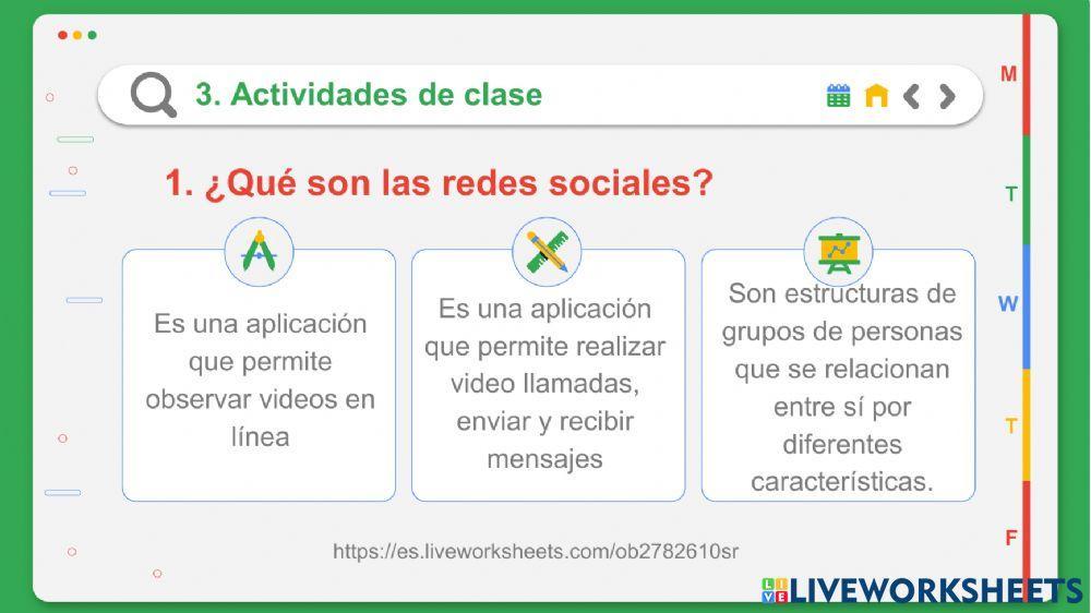 Redes sociales y sus características