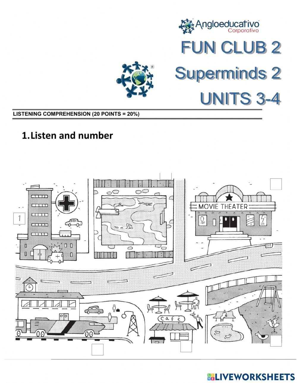 Listening exam units 3-4