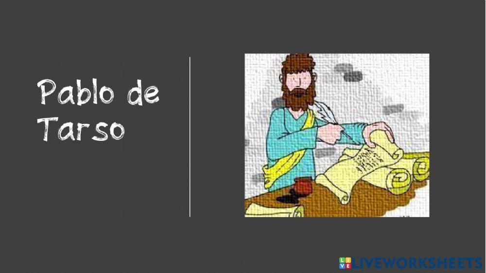 Ordena la vida de San Pablo