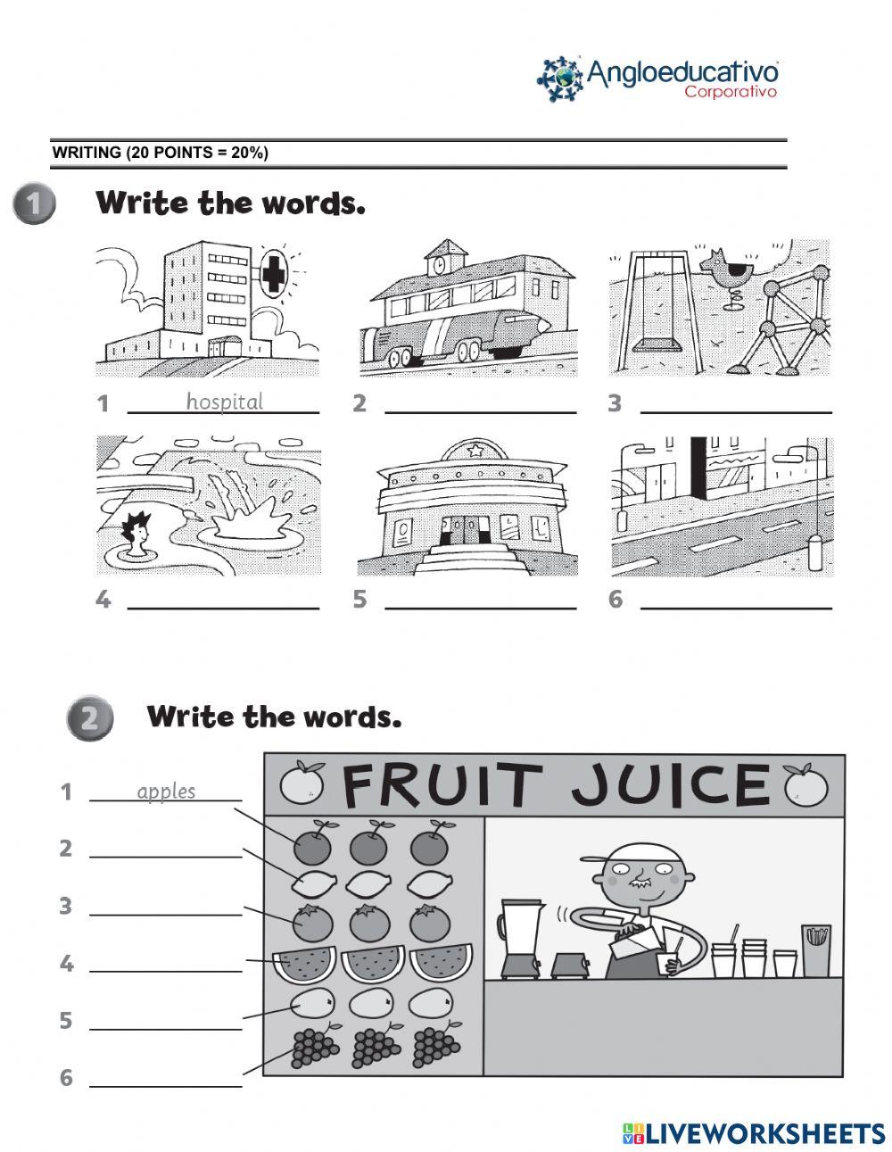 Writing exam unit 3-4