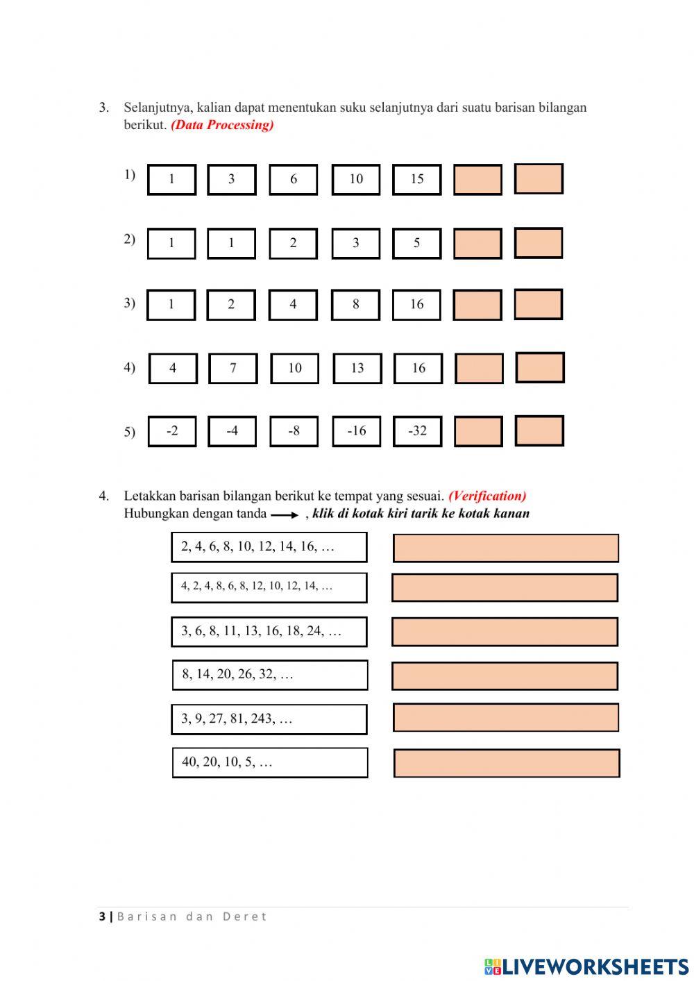 LKPD 01-A Barisan dan Deret