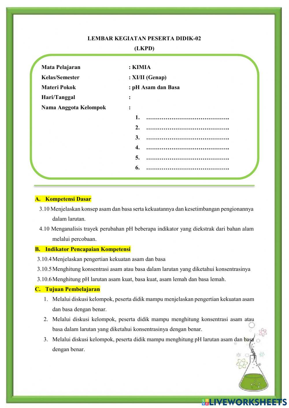LKPD 02 Asam Basa