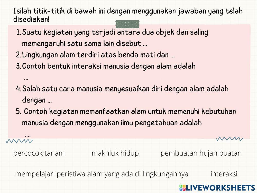 IPS Kelas 5 Tema 6 Subtema 1