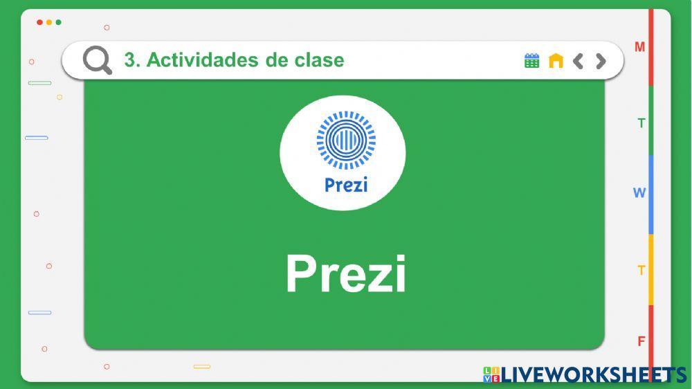 Actividad en clase sexto