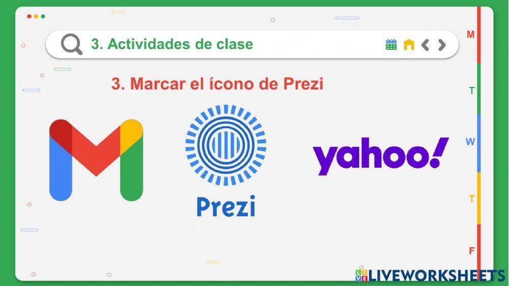 Actividad en clase sexto