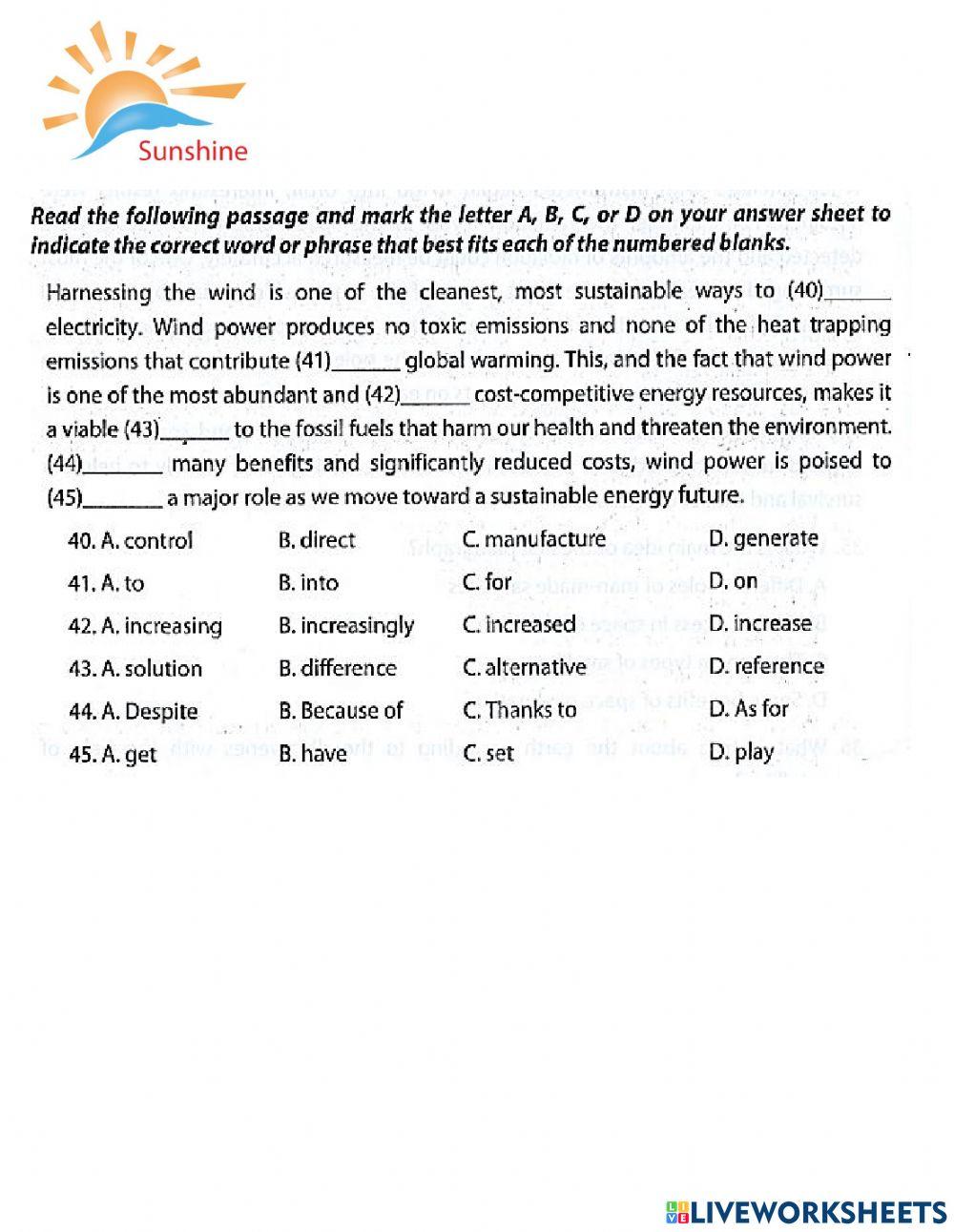 THPT - Practice test 7