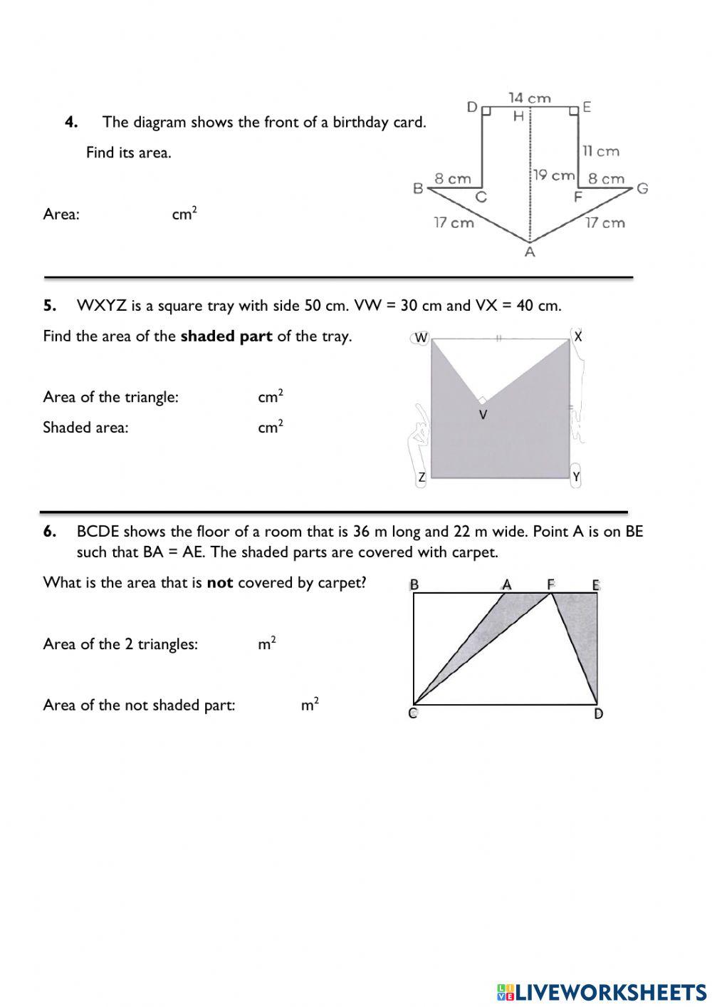 Area of triangles (diff) Area of triangles (diff)