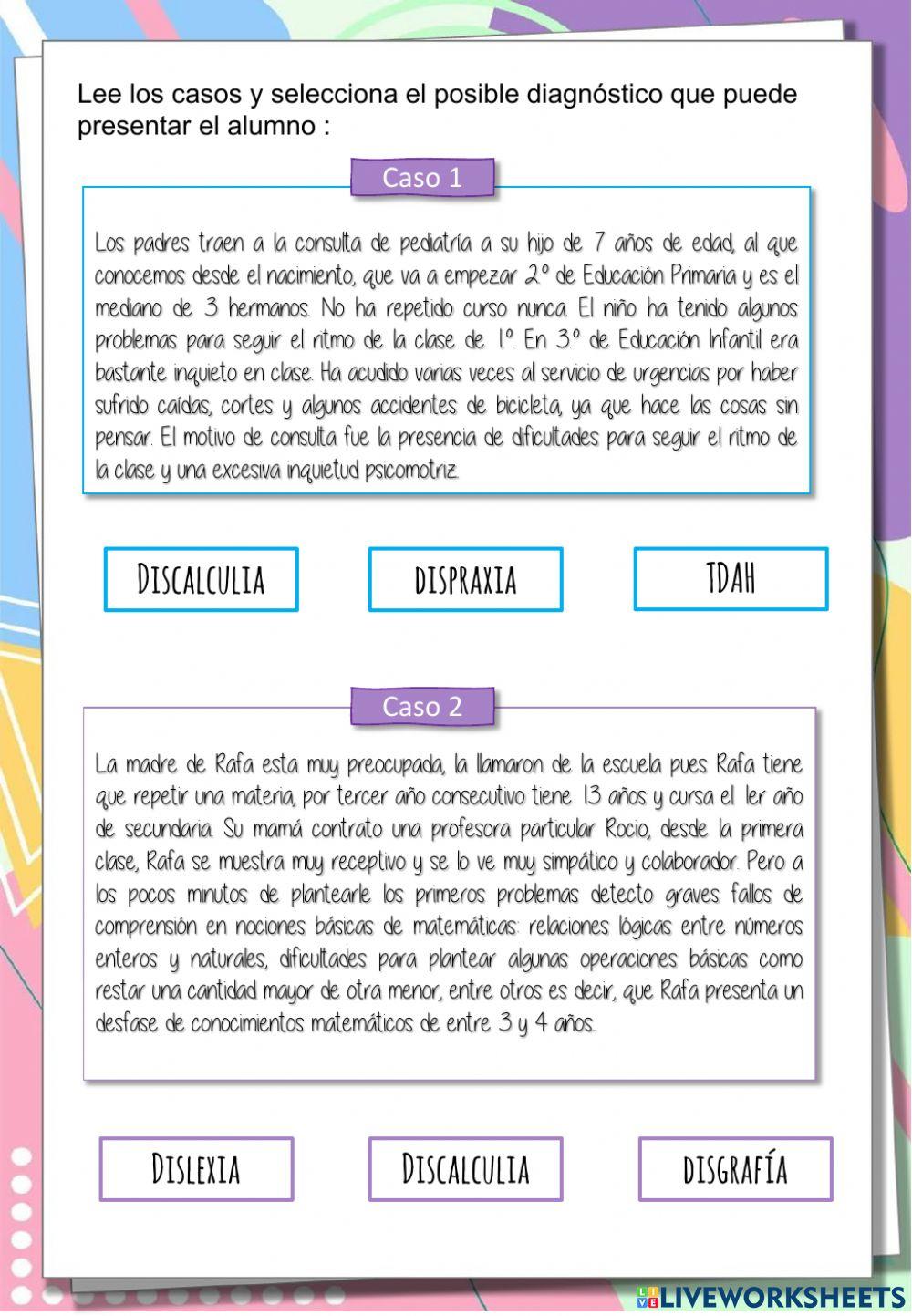 Problemas y dificultades de aprendizajes