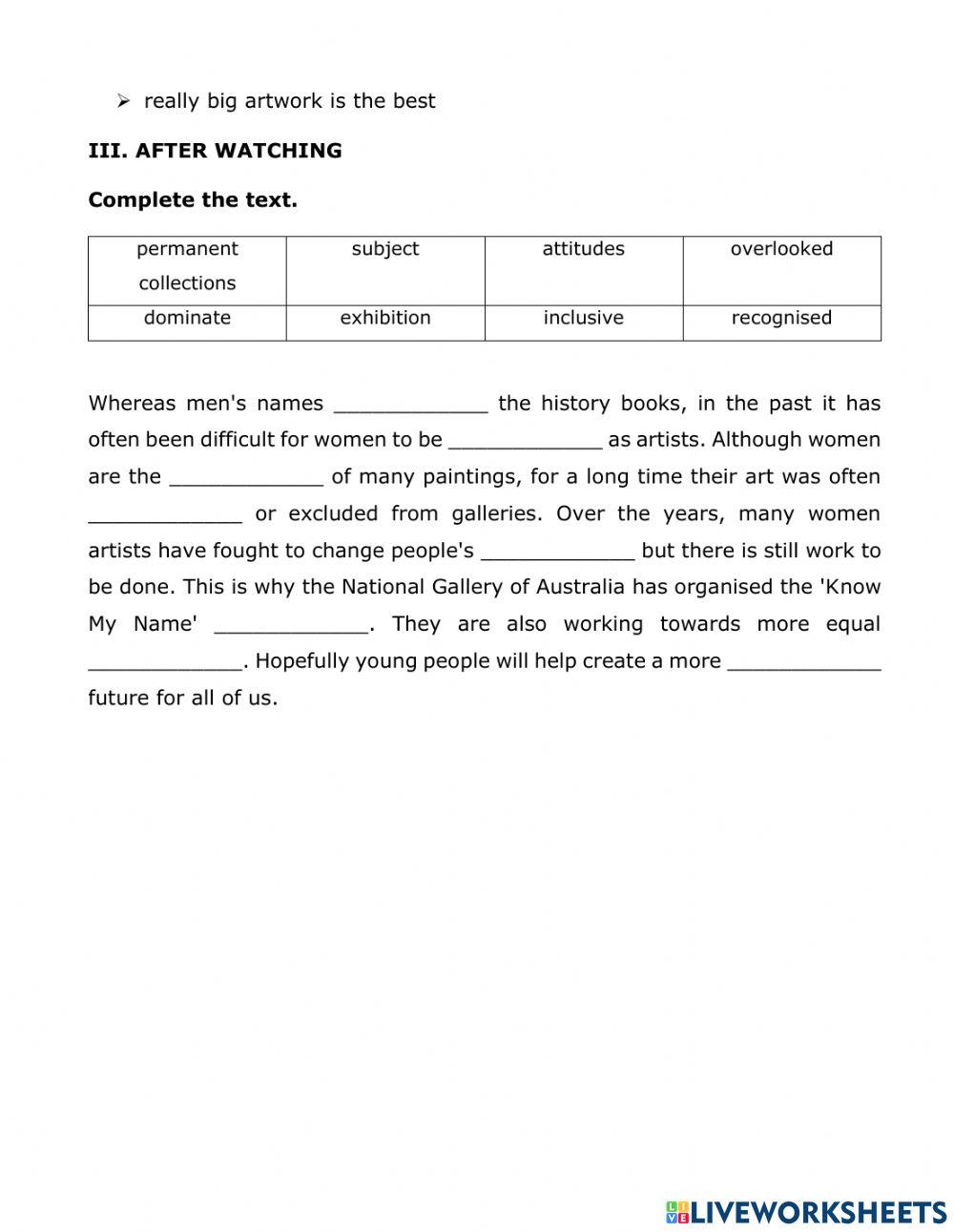 Listening comprehension pratice 1