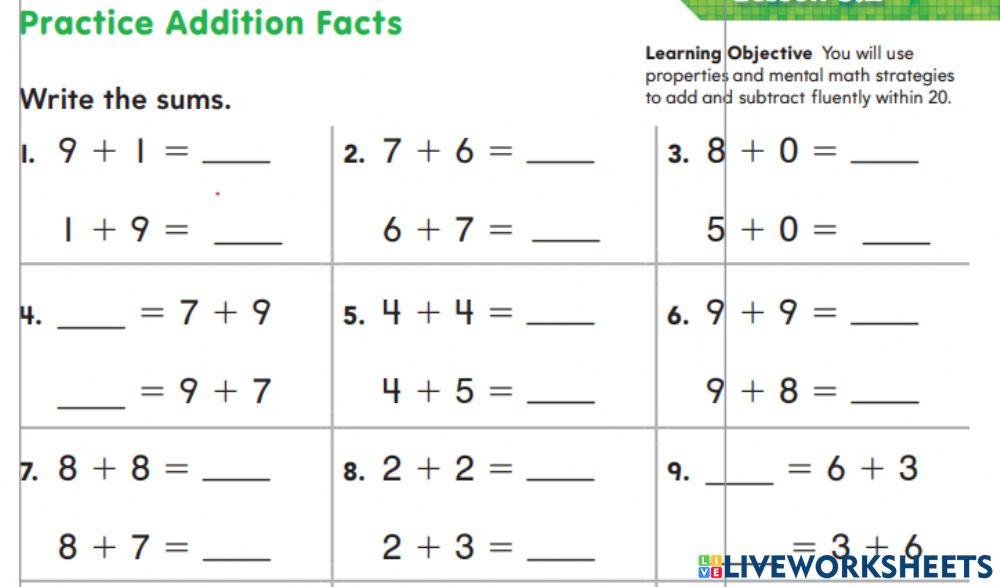 Grade 2 - HW online exercise for | Live Worksheets