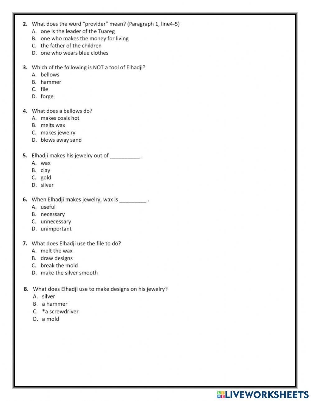 MAP- EmSAT Reading Practice.. Omnya Mabrouk