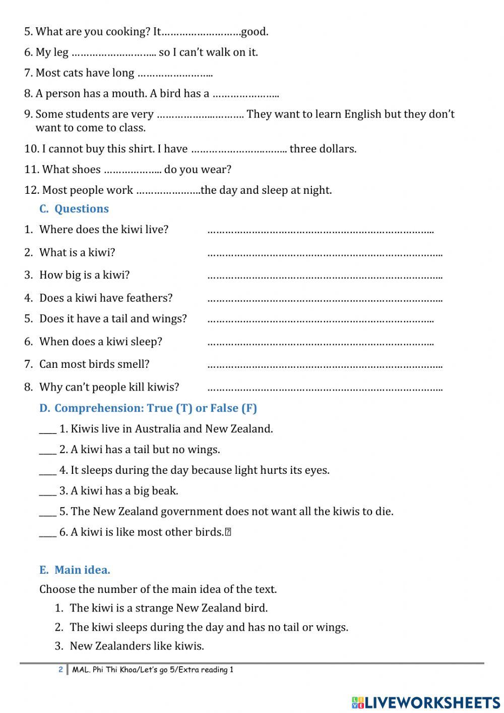 LG5- Extra reading 1