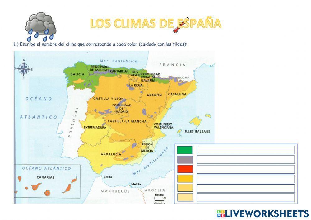 Los climas de España