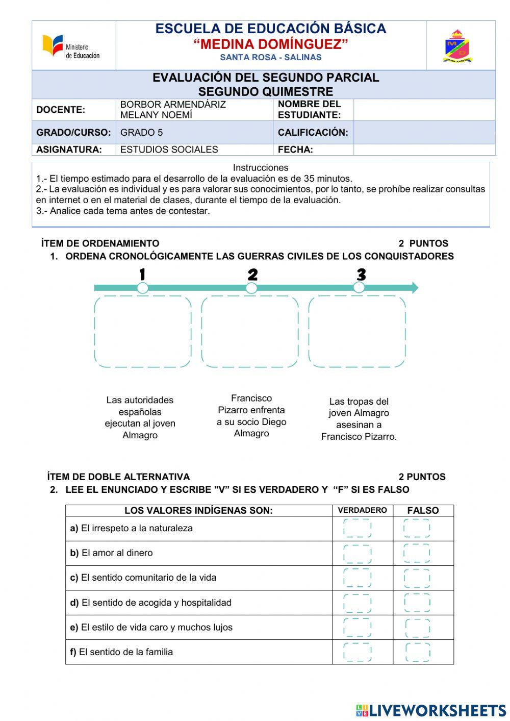 Evaluación ES