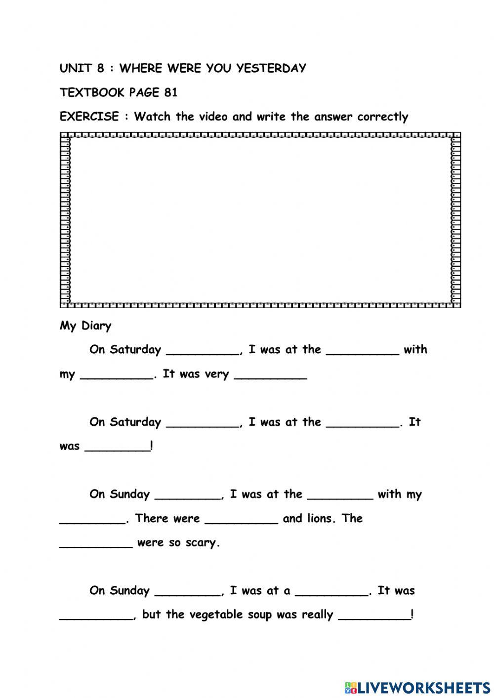 year-3-unit-8-where-were-you-yesterday-worksheet-live-worksheets