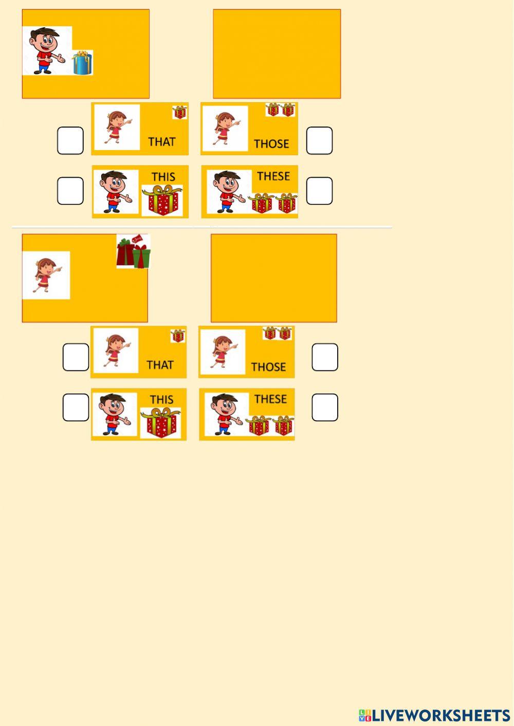 This these that those