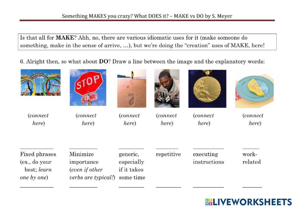 SMT-confusing words-make vs do