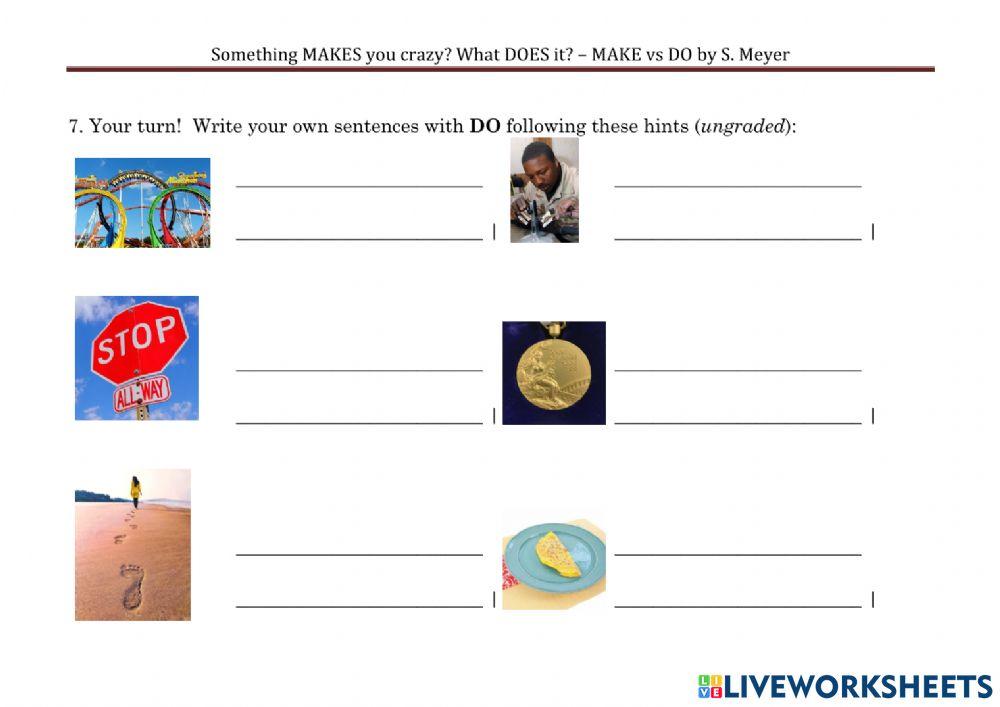 SMT-confusing words-make vs do