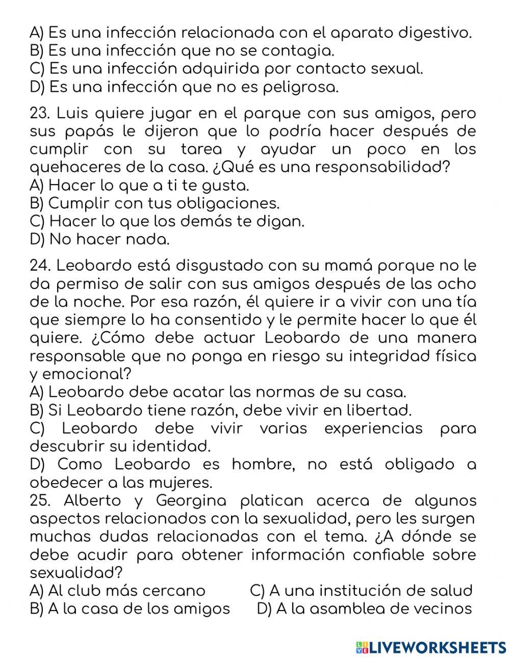 Repaso FORMACIÓN CÍVICA Y ÉTICA Primer SEMESTRE