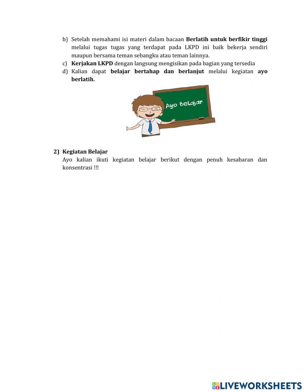 LKPD VIII. 2 Sistem Respirasi