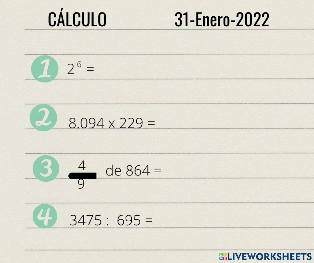 Matemáticas 5º