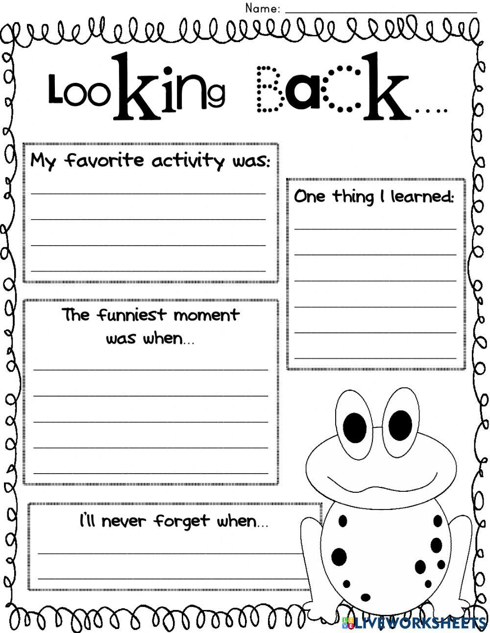 End of the term reflection