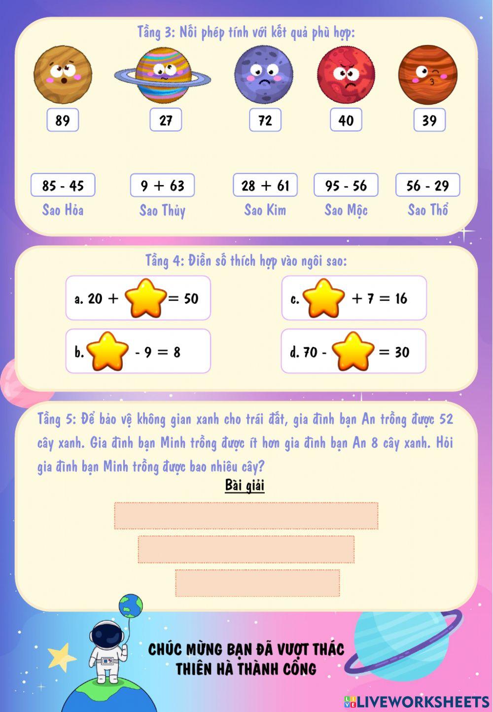 Ôn tập Toán tuần 17